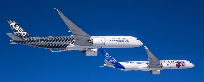 A350 XWB MSN2 and MSN4 took to the skies for their first flights on 26-Feb-2014
