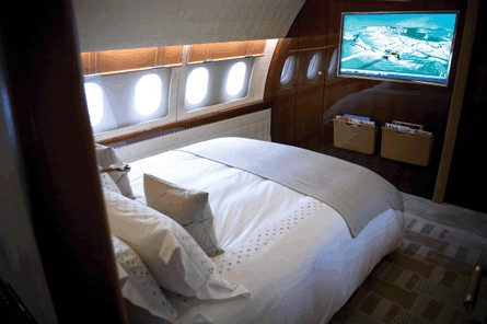 Airbus A350 XWB Prestige Cabin Concept: Master Bedroom Airbus A350 XWB Prestige Cabin Concept: Master Bedroom