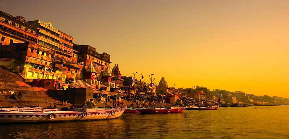 Banaras or Kasi or Varanasi---Religious Pilgrimage City on the Holy River Ganges
