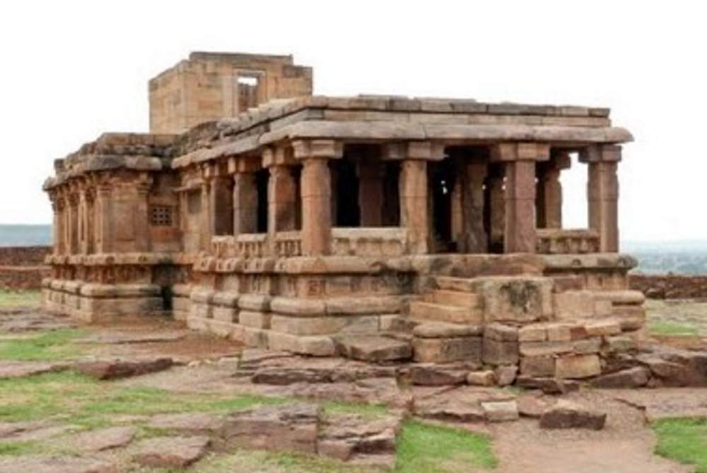 Evolution of Early Chalukyan Art - Meguti Temple, Aihole