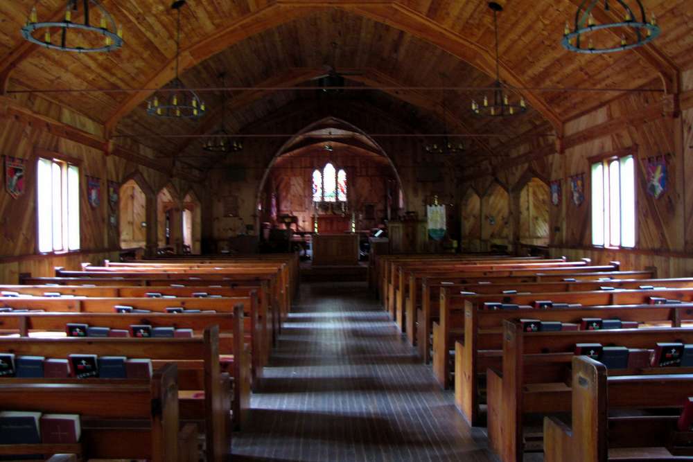 Episcopal Chapel of the Transfiguration in the Grand Teton National Park, Wyoming