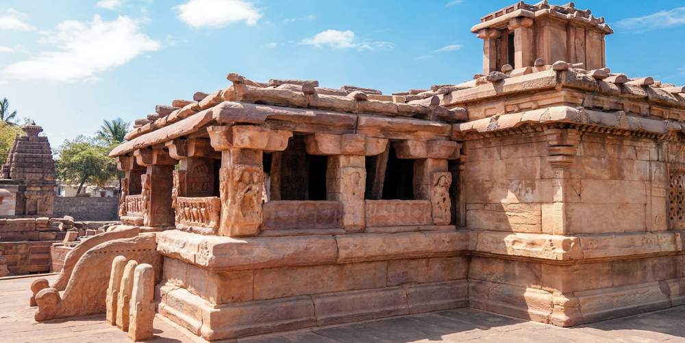 Chalukyan Architecture Featured in the Ladkhan Temple of Aihole