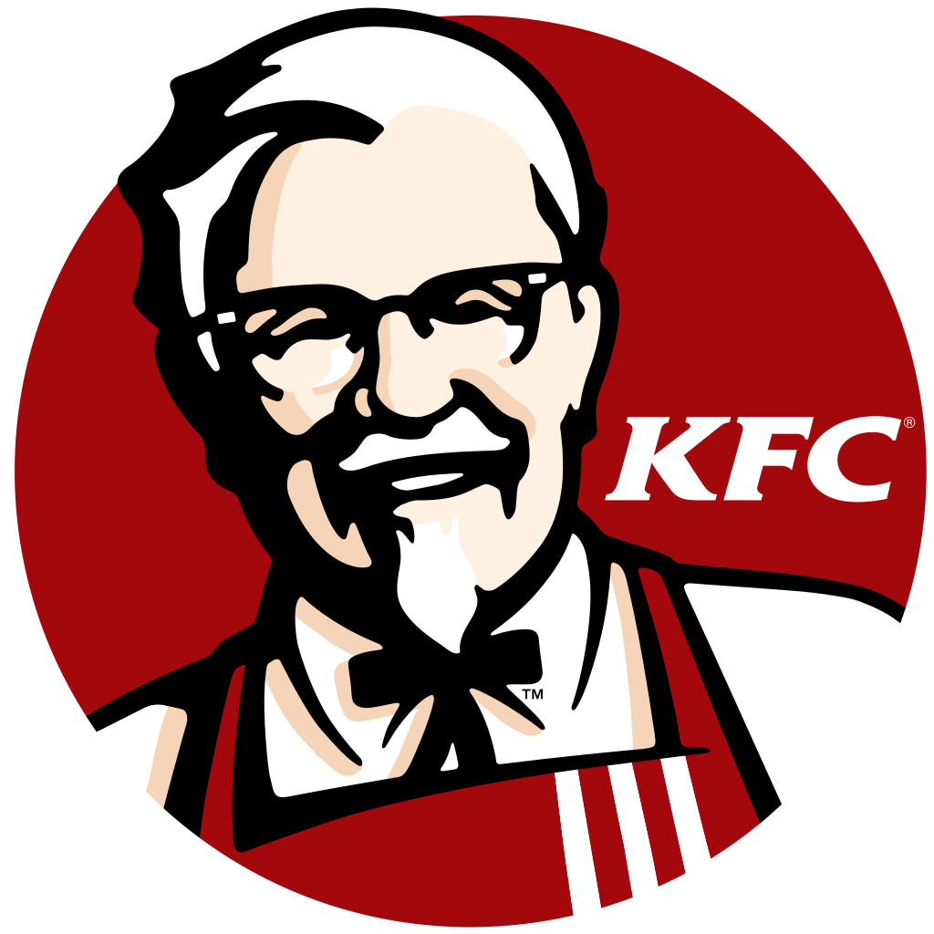 Logo of Kentucky Fried Chicken (KFC) with Col. Harland Sanders