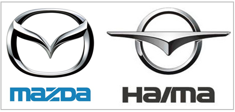 Mazda and Haima » Chinese Car Company Logos That Look Appallingly Familiar