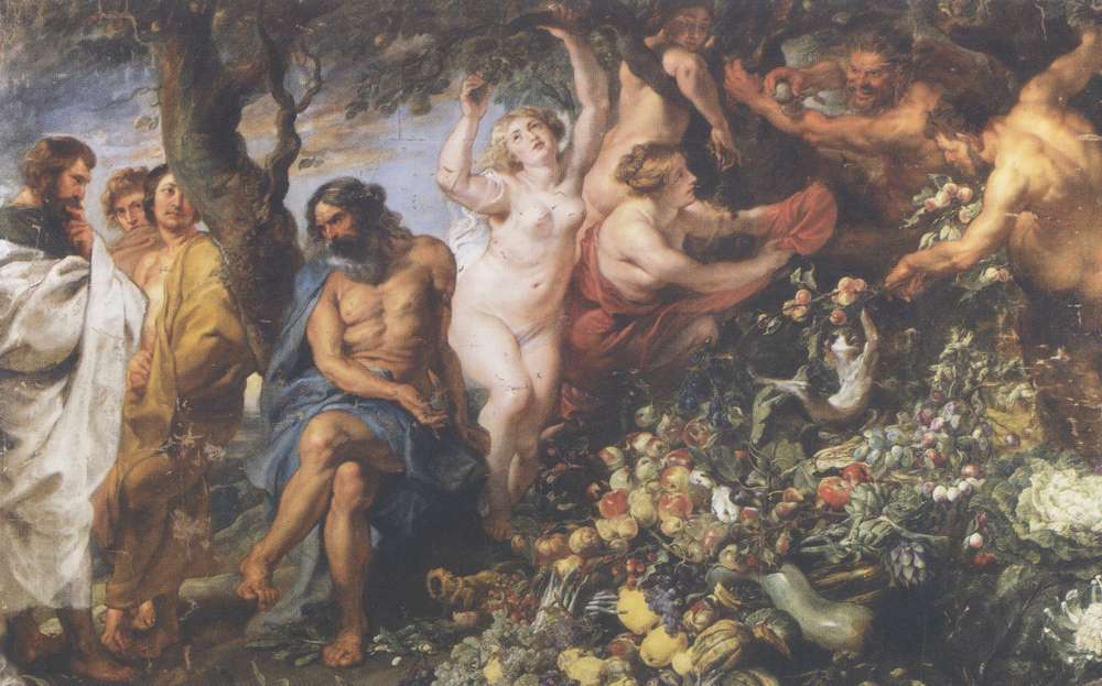 Pythagoras Advocating Vegetarianism (c. 1618-30) by Peter Paul Rubens