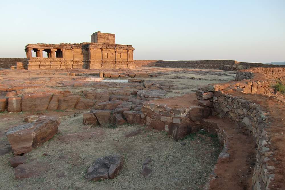 Ravikirti Inscription - Meguti Temple, Aihole