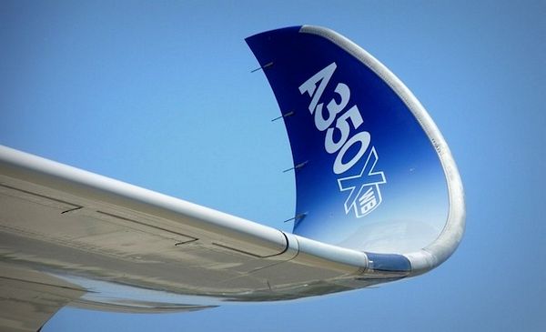 Sharklet of Airbus A350 XWB
