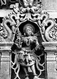 Sculptures of Shilabalika celestial maidens at Chennakeshava Temple, Belur