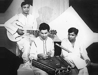 Shivkumar Sharma, Hariprasad Chaurasia, and Brij Bhushan Kabra