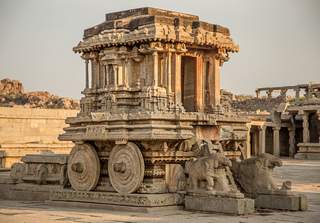 Spectacular Stone Chariot of Vijaya Vittala Temple, Hampi
