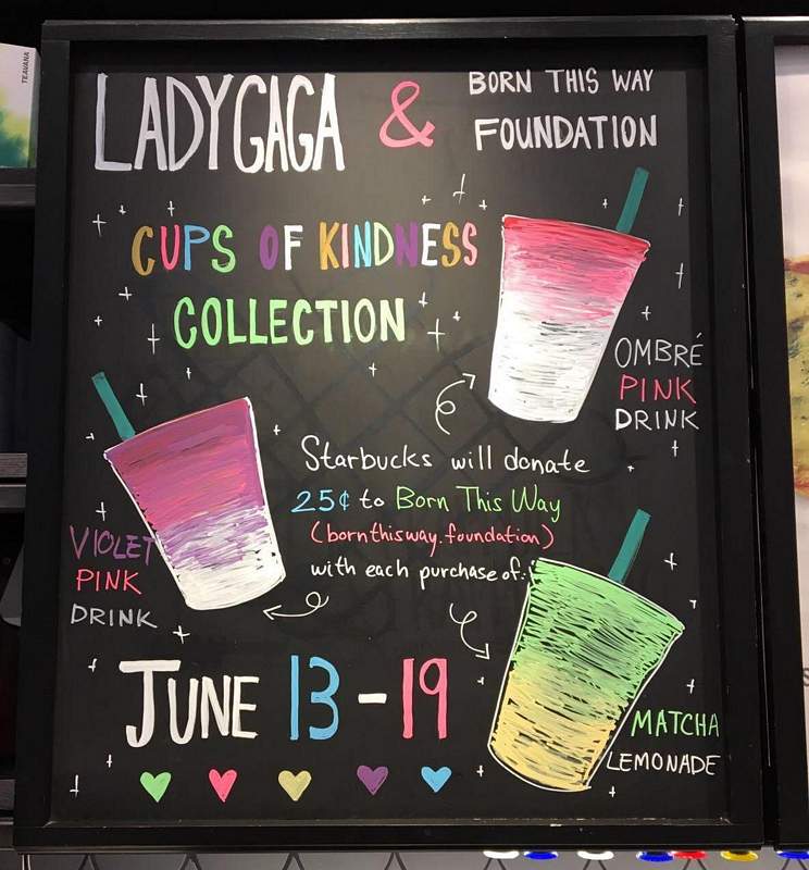 Starbucks and Lady Gaga Create Cups of Kindness for Born This Way Foundation