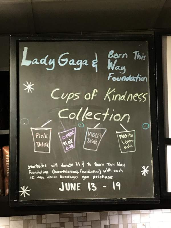 Starbucks and Lady Gaga Create Cups of Kindness for Born This Way Foundation