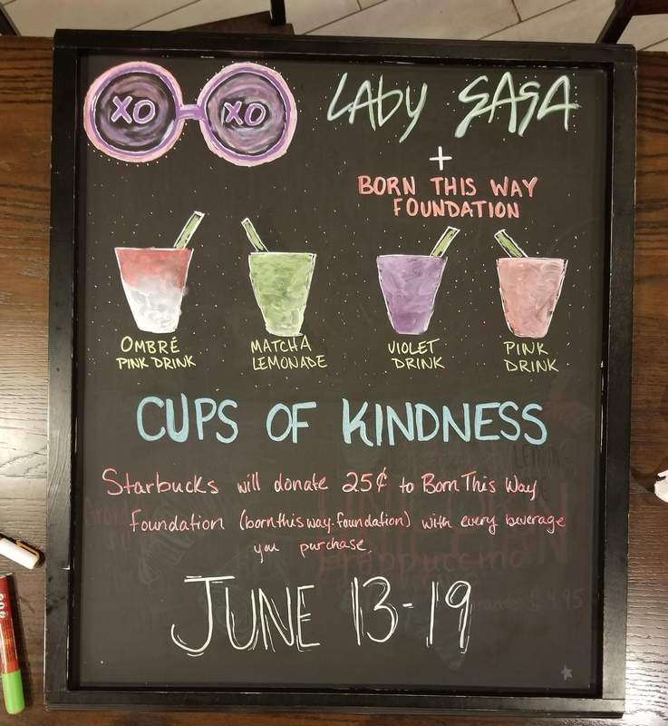 Starbucks and Lady Gaga Create Cups of Kindness for Born This Way Foundation