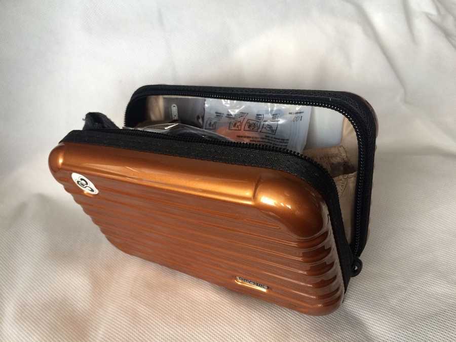 Rimowa Amenity Kits from Thai Airways's Royal First Class - Amber Color