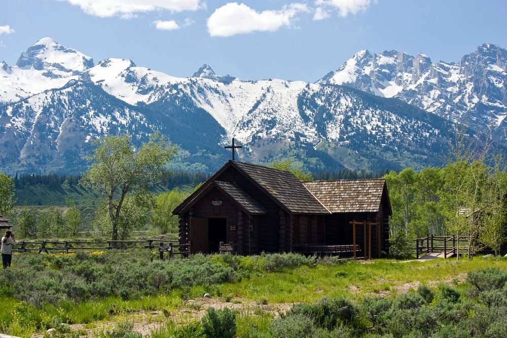 The Chapel of the Transfiguration in the Grand Teton National Park, Wyoming