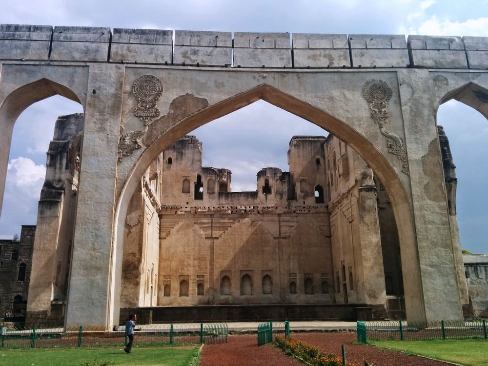 Beauty and majesty of the Gagan Mahal in Bijapur